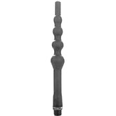 ALL BLACK - BEADED SHOWER ANAL SILICONE 27 CM - 53Xshop