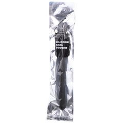 ALL BLACK - MEGA RIPPLE SHOWER ANAL SILICONE 28.5 CM - 53Xshop