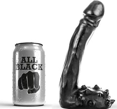 ALL BLACK - DILDO REALISTIC 19 CM - 53Xshop
