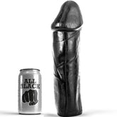 ALL BLACK - DONG 28 CM WITHOUT TESTICLES - 53Xshop