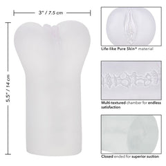 CALEXOTICS - BOUNDLESS VULVA STROKER TRANSPARENT - 53Xshop