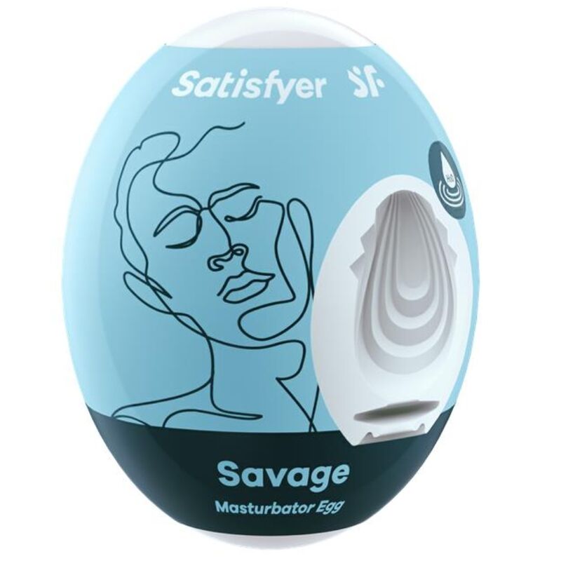 SATISFYER - SAVAGE MASTURBATOR EGG - 53Xshop