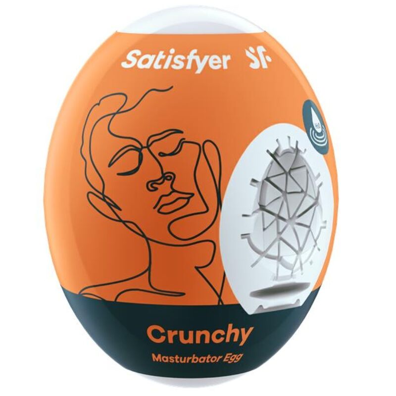 SATISFYER - CRUNCHY MASTURBATOR EGG - 53Xshop
