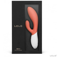 LELO - INA 3 LUXURY CORAL RABBIT VIBRATOR - 53Xshop