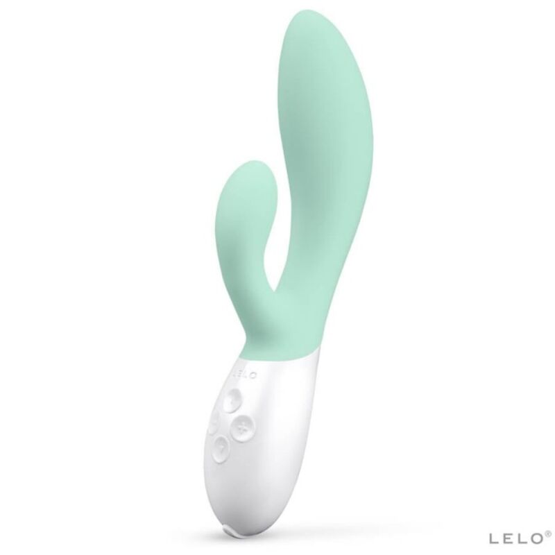 LELO - INA 3 GREEN RABBIT VIBRATOR LUXURY SEAWEED - 53Xshop
