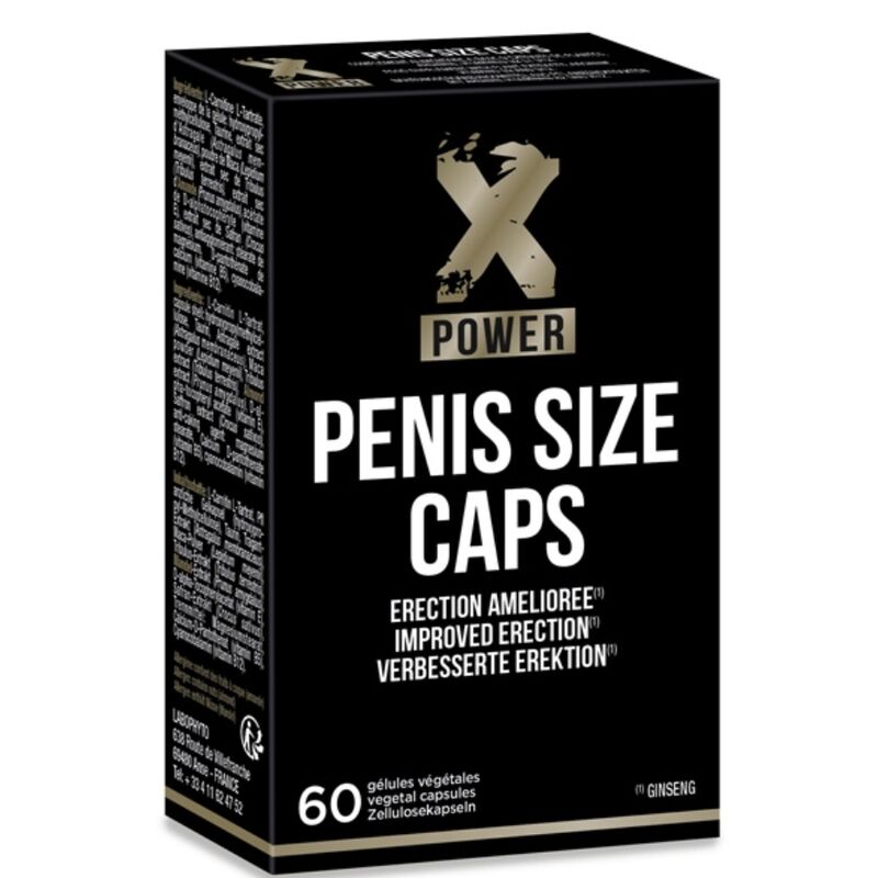 XPOWER - PENIS SIZE CAPS FOR IMPROVED ERECTIONS 60 CAP - 53Xshop
