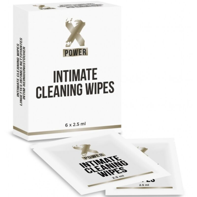 XPOWER - INTIMATE CLEANING WIPES 6 UNITS - 53Xshop