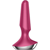 SATISFYER - PLUG ILICIOUS 2 PLUG VIBRATOR BERRY - 53Xshop
