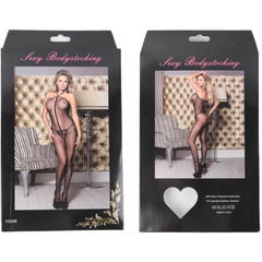 QUEEN LINGERIE - HALTER NECK BODYSTOCKING S/L - 53Xshop