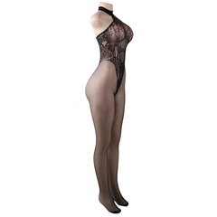 QUEEN LINGERIE - BARE BACK BODYSTOCKING S/L - 53Xshop