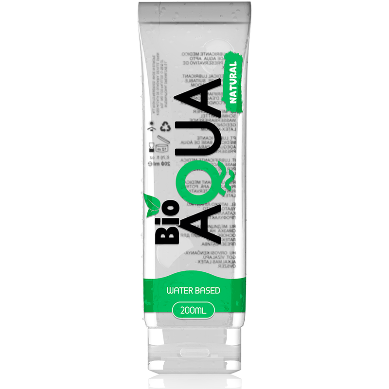 BIOAQUA - LUBRICANT NATURAL INGREDIENTS WATER BASED 200 ML - 53Xshop