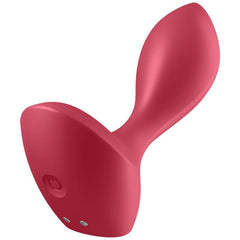 SATISFYER - BACKDOOR LOVER VIBRATING PLUG RED - 53Xshop
