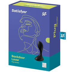 SATISFYER - BACKDOOR LOVER VIBRATING PLUG BLACK - 53Xshop
