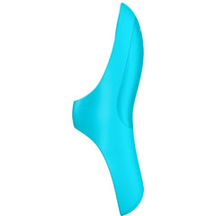 SATISFYER - TEASER FINGER VIBRATOR BLUE LIGHT - 53Xshop