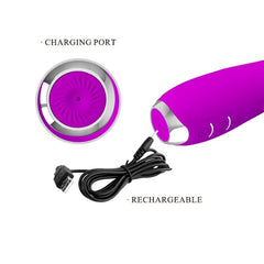 PRETTY LOVE - MOLLY VIBRATOR WITH RECHARGEABLE ROTATION - 53Xshop