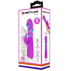 PRETTY LOVE - MOLLY VIBRATOR WITH RECHARGEABLE ROTATION - 53Xshop