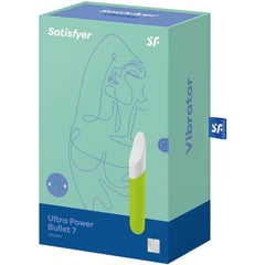SATISFYER - ULTRA POWER BULLET 7 GREEN - 53Xshop