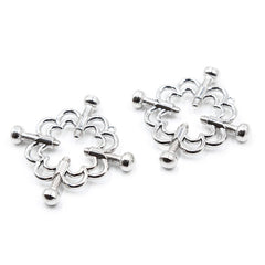 OHMAMA FETISH - METALLIC FLOWER CLIPS - 53Xshop