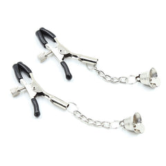 OHMAMA FETISH - NIPPLE Clamps WITH CHAIN AND BELLS - 53Xshop