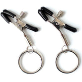 OHMAMA FETISH - NIPPLE CLAMPS WITH RINGS - 53Xshop