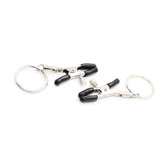 OHMAMA FETISH - NIPPLE CLAMPS WITH RINGS - 53Xshop
