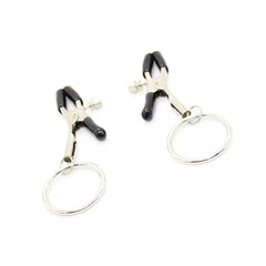 OHMAMA FETISH - NIPPLE CLAMPS WITH RINGS - 53Xshop