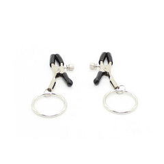 OHMAMA FETISH - NIPPLE CLAMPS WITH RINGS - 53Xshop