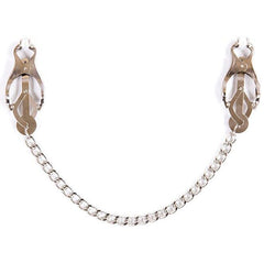 OHMAMA FETISH - METAL CLAMPS WITH CHAIN - 53Xshop