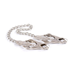 OHMAMA FETISH - METAL CLAMPS WITH CHAIN - 53Xshop