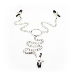 OHMAMA FETISH - 3 IN 1 METAL NIPPLE CLAMPS - 53Xshop