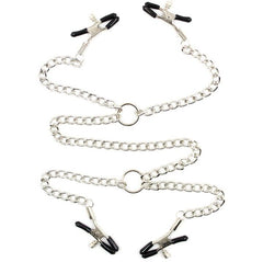 OHMAMA FETISH - 4 NIPPLE Clamps WITH CHAINS - 53Xshop