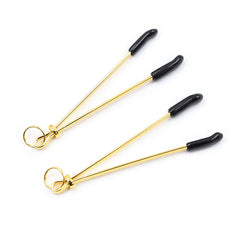 OHMAMA FETISH - GOLDEN NIPPLE Clamps - 53Xshop