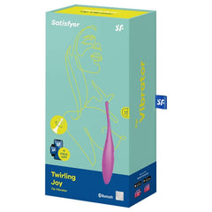 SATISFYER - TWIRLING JOY CLIT TIP VIBRATOR FUCHSIA - 53Xshop