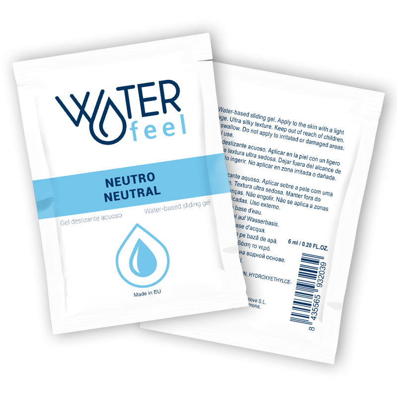 WATERFEEL - NEUTRAL WATER-BASED SLIDING GEL 6 ML - 53Xshop