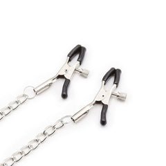 OHMAMA FETISH - BÂILLON ANNEAU AVEC CHAÎNES ET PINCES À TÉTONS