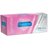 PASANTE - SENSITIVE ULTRAFINE CONDOMS 144 UNITS - 53Xshop