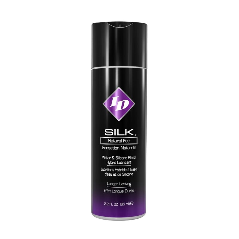 ID SILK - NATURAL FEEL SILICONE/WATER 65 ML - 53Xshop