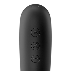 SATISFYER - VIBRATEUR À IMPULSIONS À DOUBLE BAISER NOIR