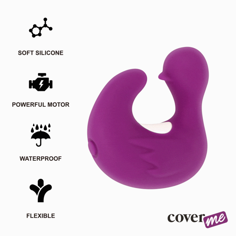 COVERME - DUCKYMANIA RECHARGEABLE SILICONE STIMULATING DUCK THIMBLE - 53Xshop