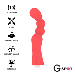 G-SPOT - GOHAH VIBRATOR LIGHT RED - 53Xshop