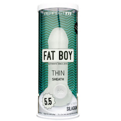 PERFECT FIT BRAND - FAT BOY THIN SHEATH PENIS EXTENDER CLEAR 15 CM - 53Xshop