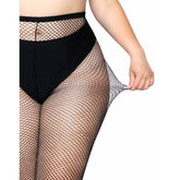 LEG AVENUE - FISHNET PANTYHOSE PLUS SIZE - 53Xshop