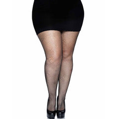 LEG AVENUE - BACKSEAM PANTYHOSE BLACK PLUS SIZE - 53Xshop