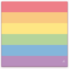 PRIDE - SET 20 LGBT FLAG NAPKINS