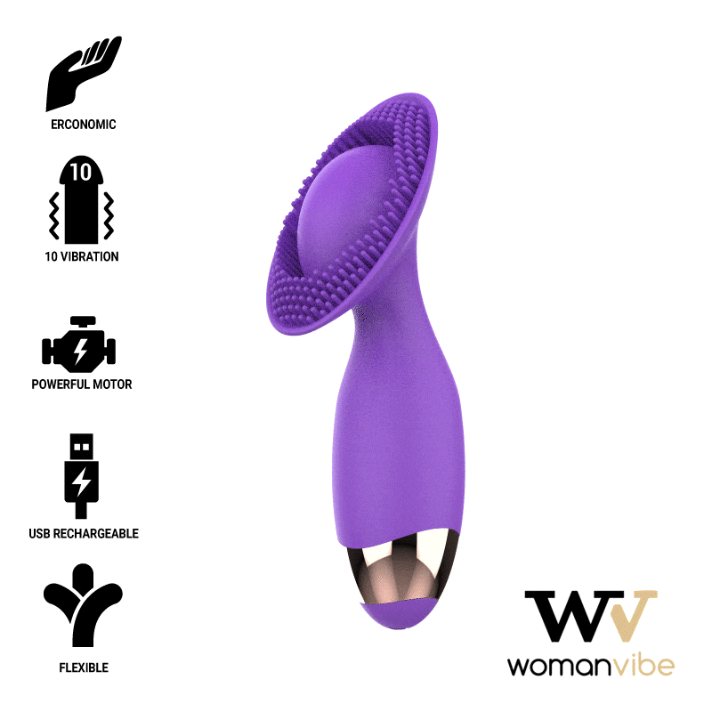 WOMANVIBE - PUPPY STIMULATOR RECHARGEABLE SILICONE - 53Xshop