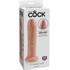 KING COCK - REALISTIC DILDO UNCUT FLESH 21 CM - 53Xshop