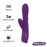 REWOLUTION - REWORABBIT FLEXIBLE VIBRATOR WITH RABBIT - 53Xshop