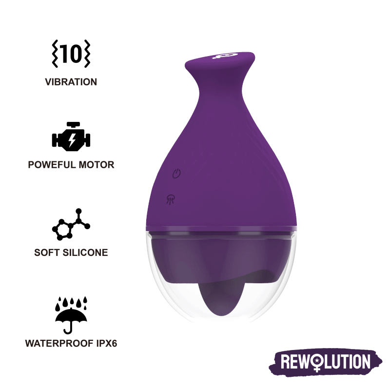 REWOLUTION - REWOLINGO VIBRATOR WITH TONGUE - 53Xshop