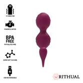 RITHUAL - NISHA RECHARGEABLE VIBRATING KEGEL BALLS ORCHID - 53Xshop