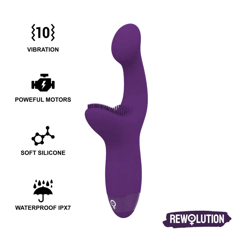 REWOLUTION - REWOKISS VIBRATOR POINT TO STIMULATOR - 53Xshop